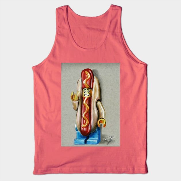 hot dog guy Tank Top by Scottanthonyartwork